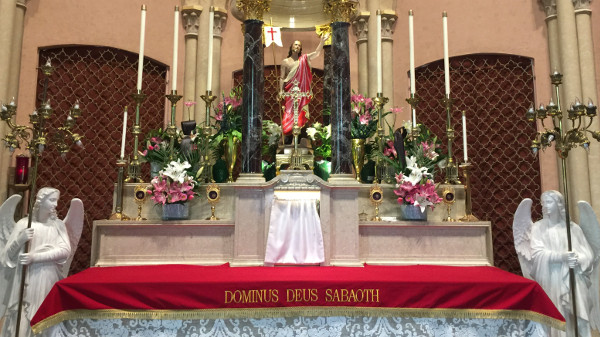 St. Rose Altar on Easter 2018