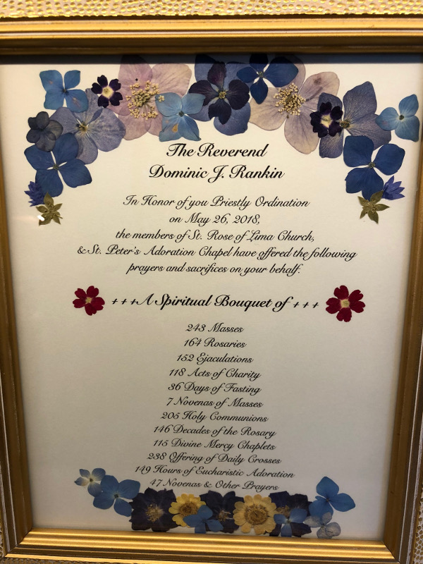 Fr. Rankin's Spiritual Bouquet